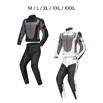 Водонепроницаемая мотоциклетная куртка, брюки, гоночный костюм, Пригодный для носки, светоотражающий Оксфорд 600D с броневой накладкой, Прочная мужская Женская куртка для верховой езды