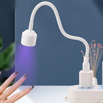 Мини-сушилка для ногтей УФ-Светодиодная лампа Складная USB-лампа для сушки гель-лака Для ногтей, Клей, Сгибаемая Сушилка для выпечки, Инструменты для маникюра для ногтей