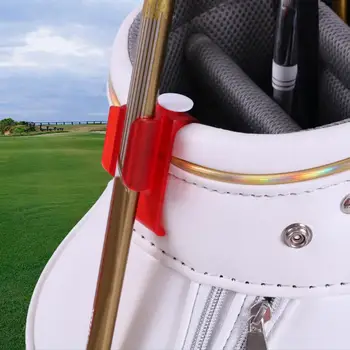 Зажим для клюшки для гольфа Портативный Пластиковый Держатель клюшки для гольфа Универсальный Съемный Зажим для сумки для гольфа Фиксированный держатель клюшки для гольфа для клюшки для гольфа