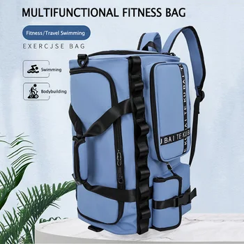 Спортивный рюкзак Oxford, большой объем, спортивный рюкзак для йоги, водонепроницаемый с отделением для обуви, многофункциональный для футбола на открытом воздухе
