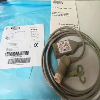 12-контактный кабель с 3 выводами для подключения ЭКГ M1510A Новый, оригинальный