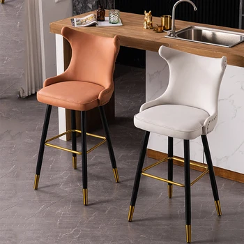 Роскошные Мобильные стулья для гостиной LoungeOutdoor Кожаные стулья для гостиной Silla Nordica, белая современная мебель для помещений